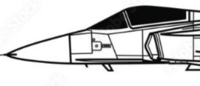JAS39 A/C Gripen canopy x 2 vacuform