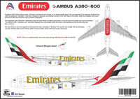 EMIRATES AIRBUS A380-800 2023 LIVERIE
