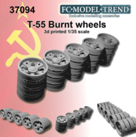 T-55 burnt wheels - Image 1