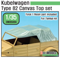 Kubelwagen Type 82 Canvas top (for Tamiya 1/35)