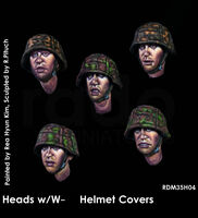 Heads w/W-SS helmet covers