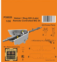 Hetzer / Stug IIIG (Late) Remote Controlled MG 34 - Image 1