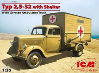 Typ 2,5-32 with Shelter, WWII German Ambulance Truck - Image 1